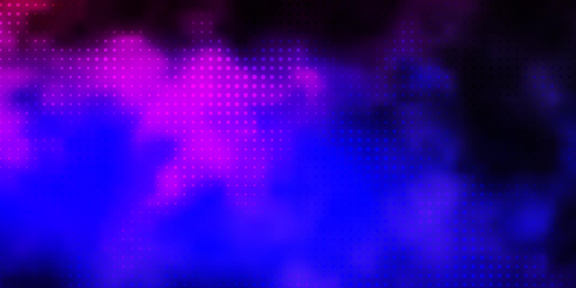 Dark Purple, Pink vector texture with disks.