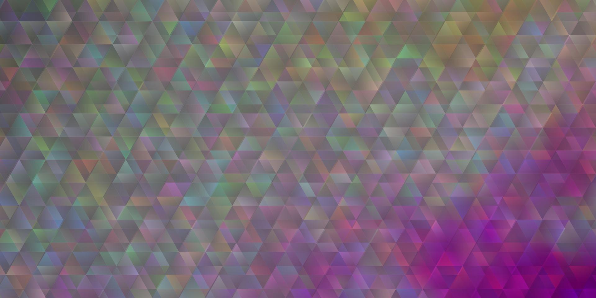 Light Pink, Yellow vector pattern with lines, triangles.