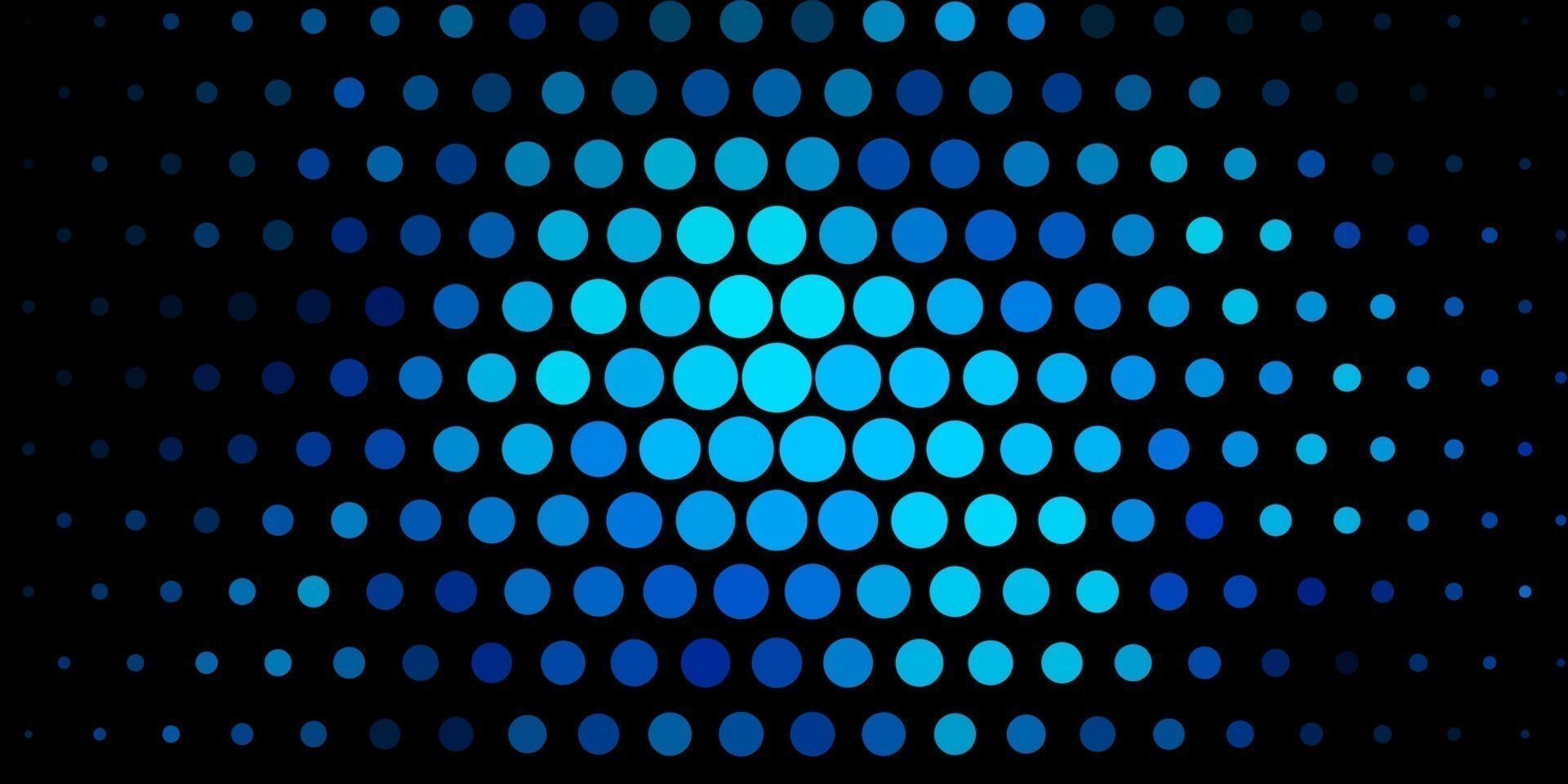 Dark BLUE vector pattern with spheres.