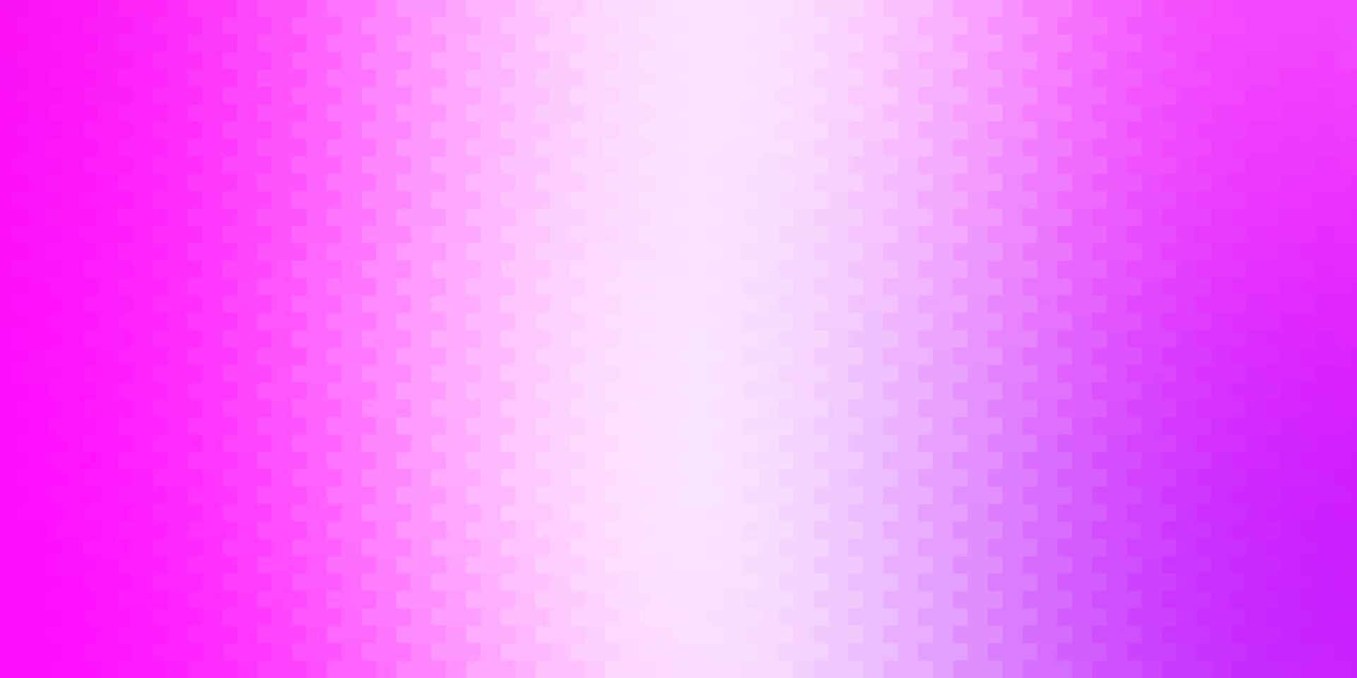 textura de vector púrpura claro, rosa en estilo rectangular.