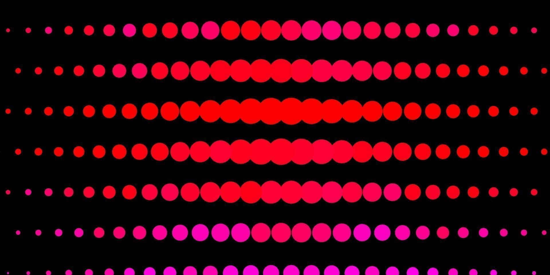 Dark Purple, Pink vector background with spots.