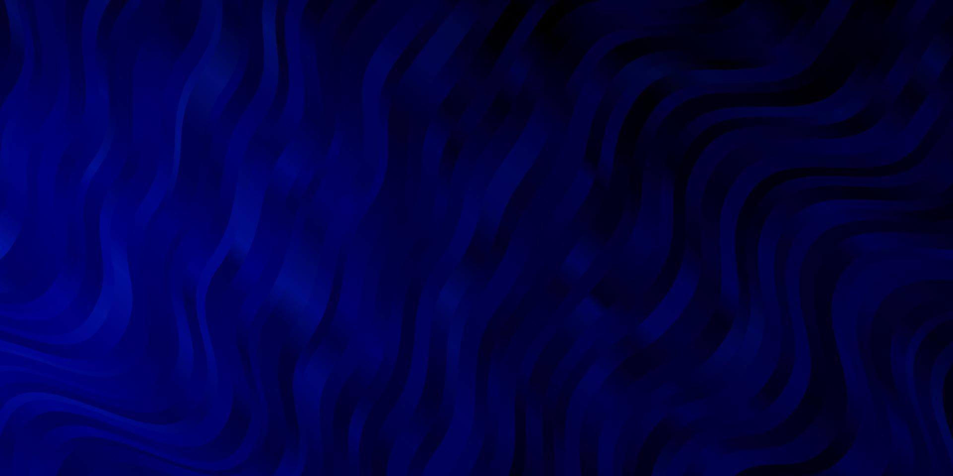 Dark BLUE vector pattern with curved lines.