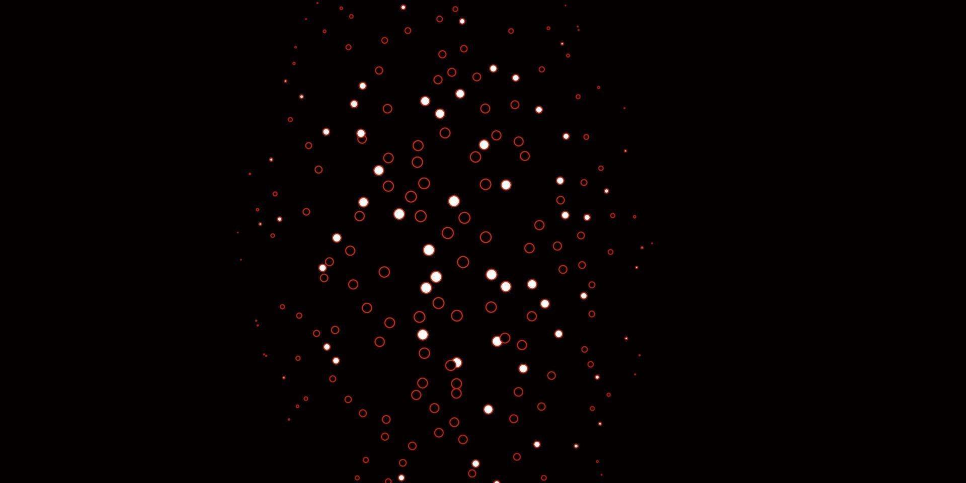 Dark Red vector backdrop with dots.