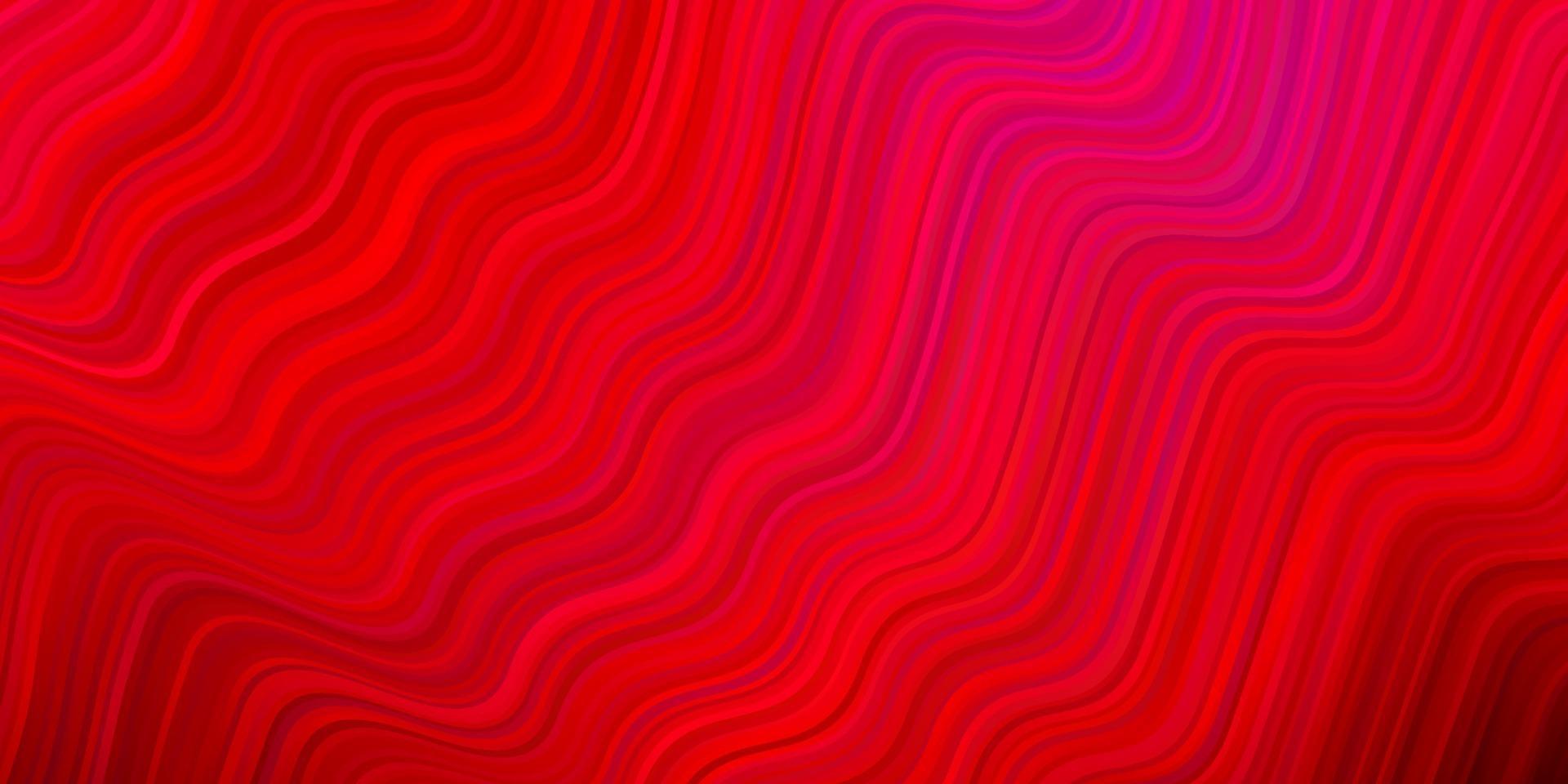Dark Red vector backdrop with bent lines.