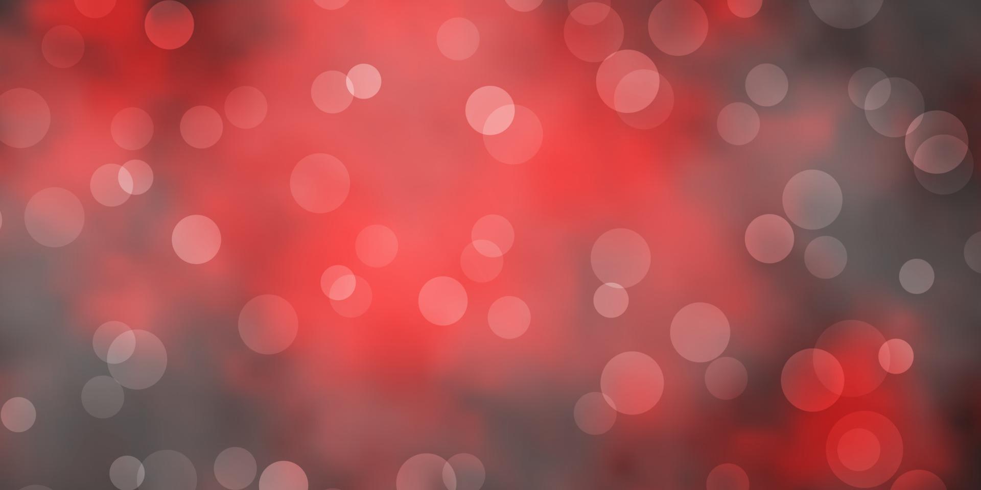 Dark Red vector background with spots.