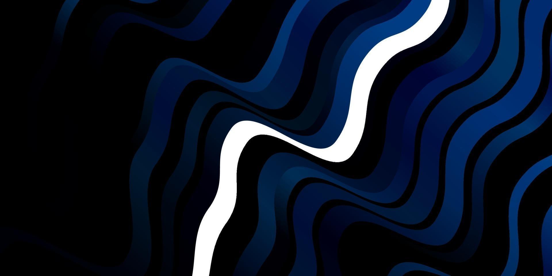 Dark BLUE vector backdrop with bent lines.