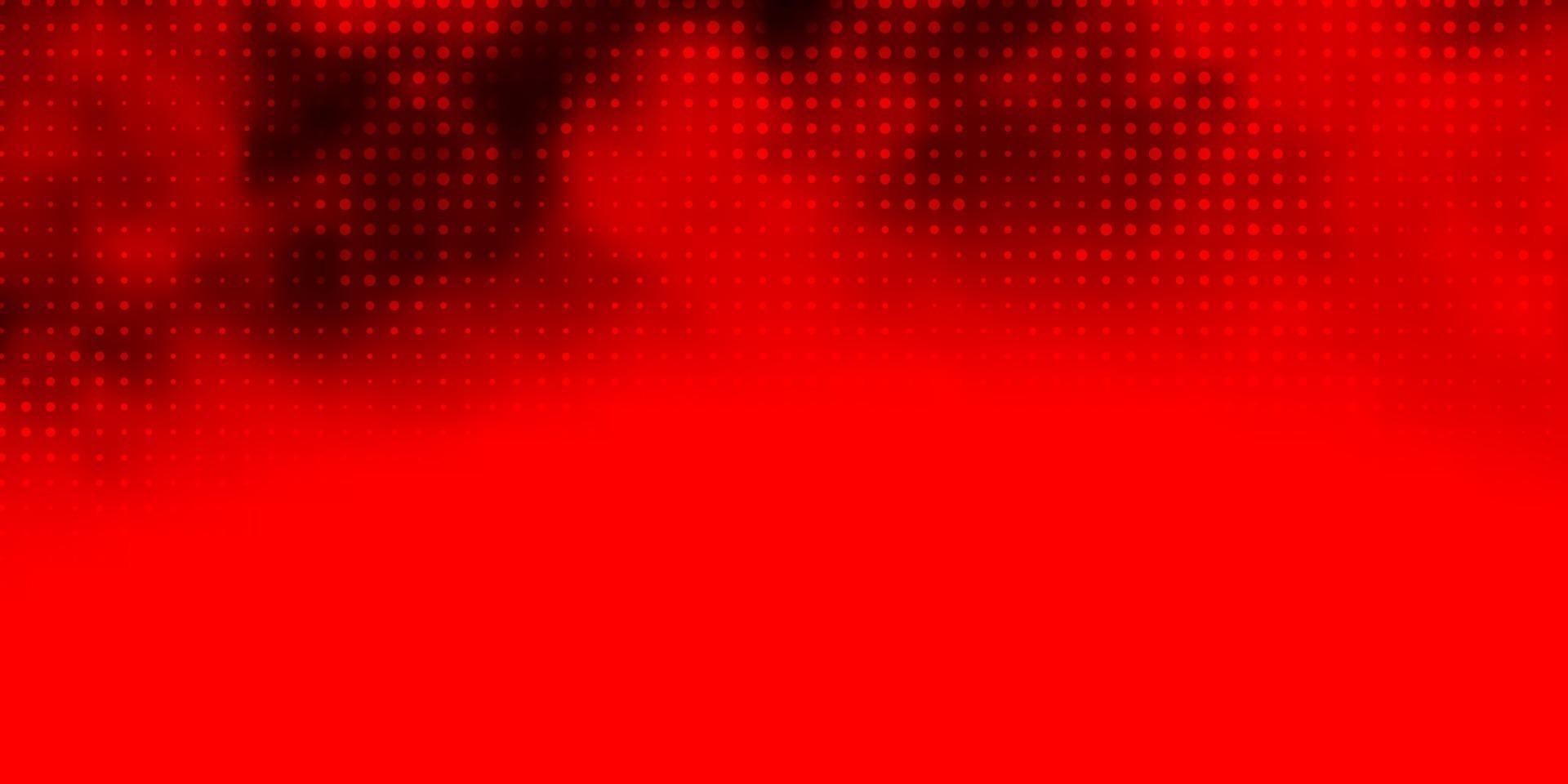 Light Red vector backdrop with dots.