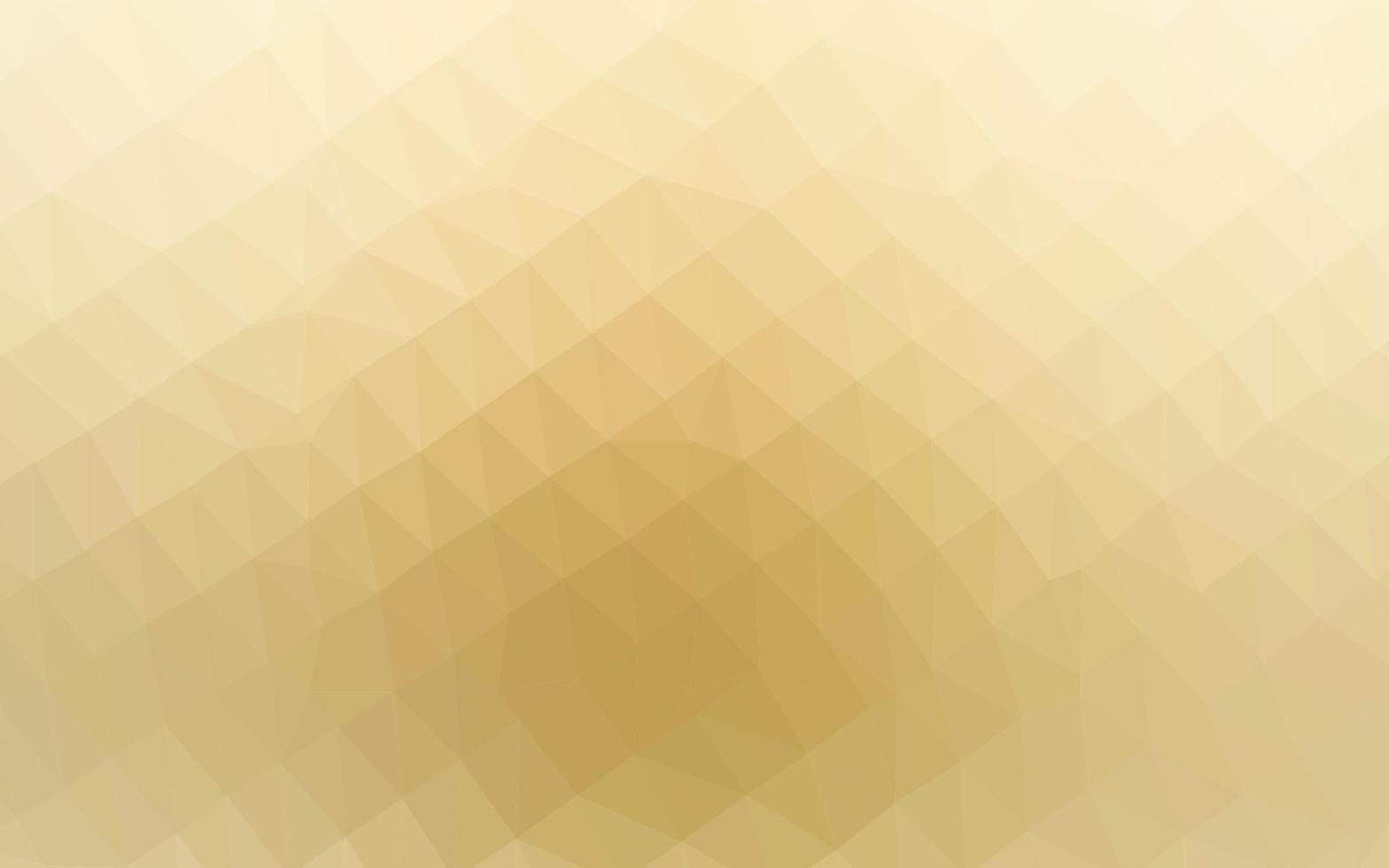 Light Yellow, Orange vector low poly texture.