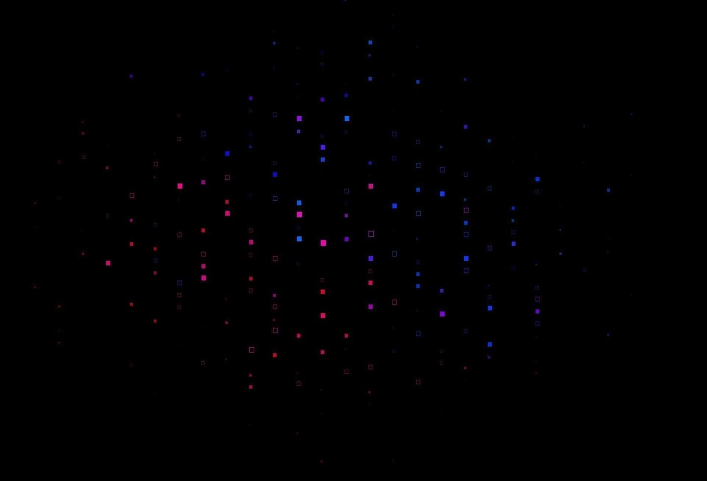 Dark Blue, Red vector pattern with crystals, rectangles.