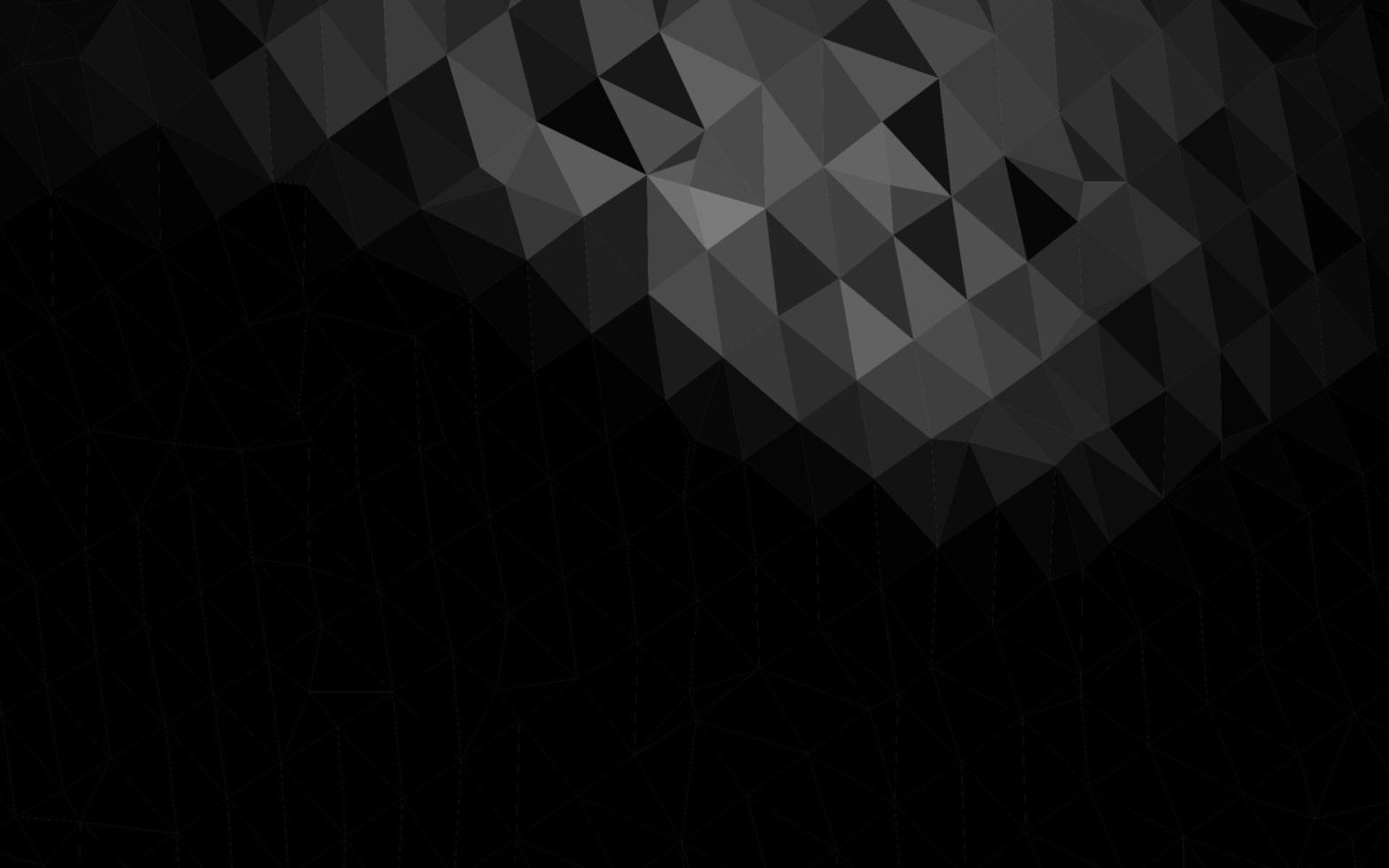 plata oscura, telón de fondo de mosaico abstracto vector gris.