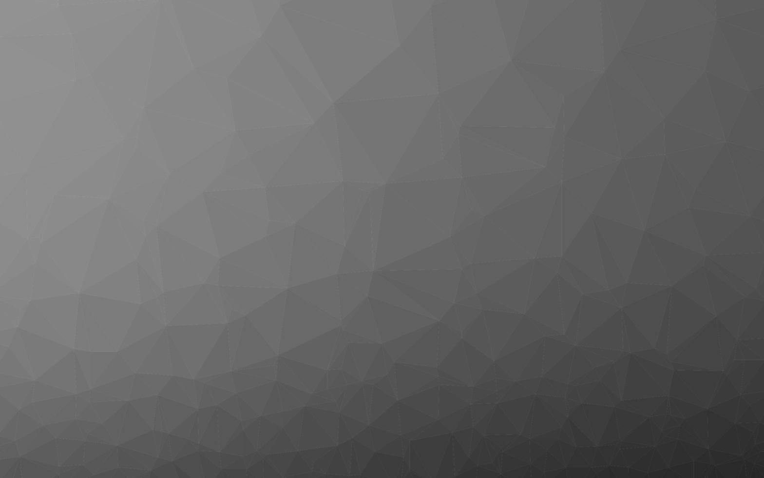 Light Silver, Gray vector abstract polygonal texture.