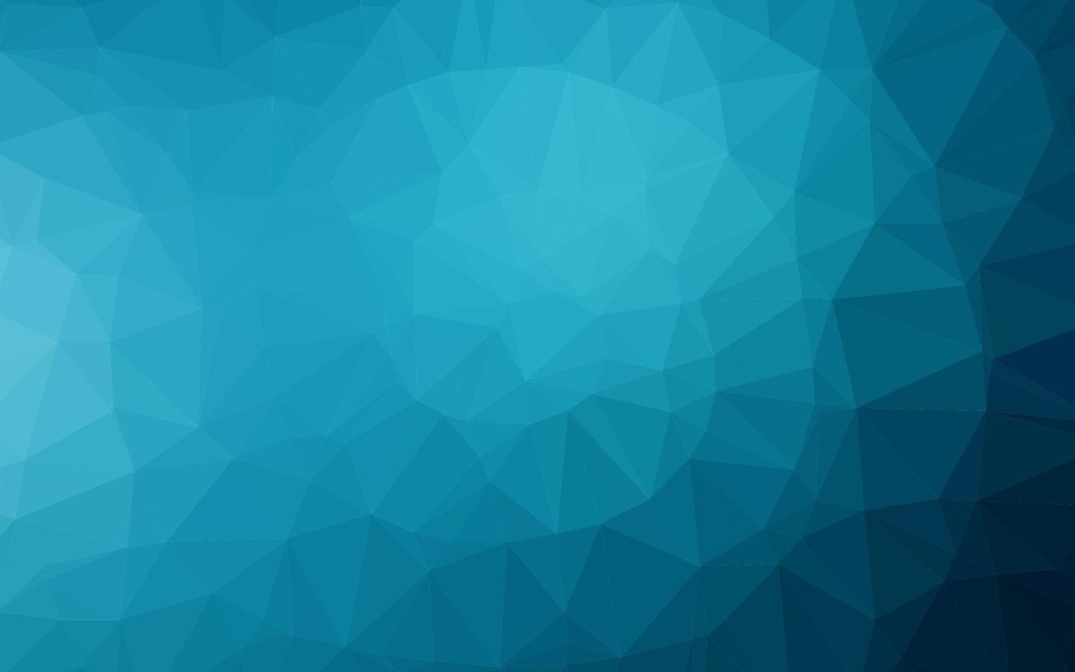 Dark BLUE vector shining triangular background.