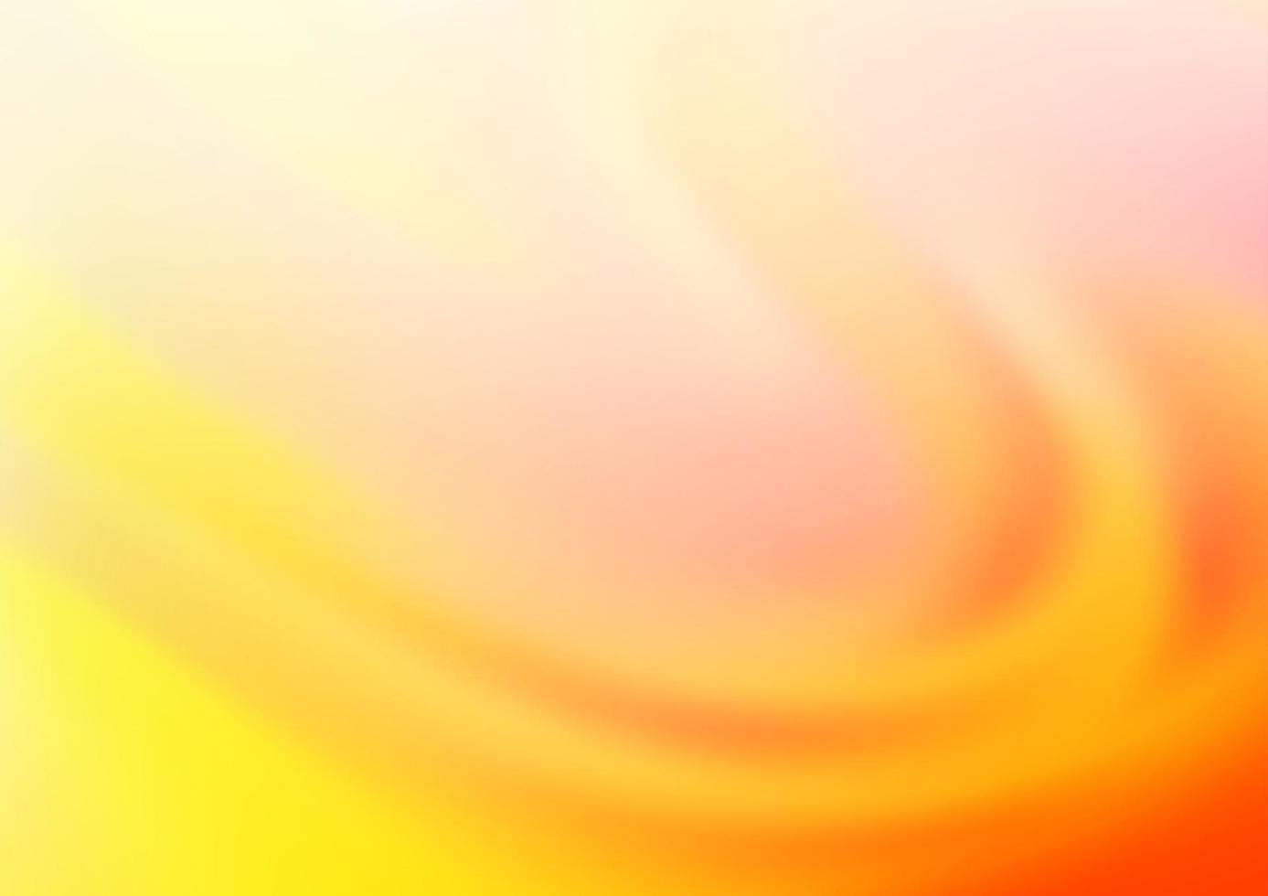 Light Yellow, Orange vector blurred bright template.