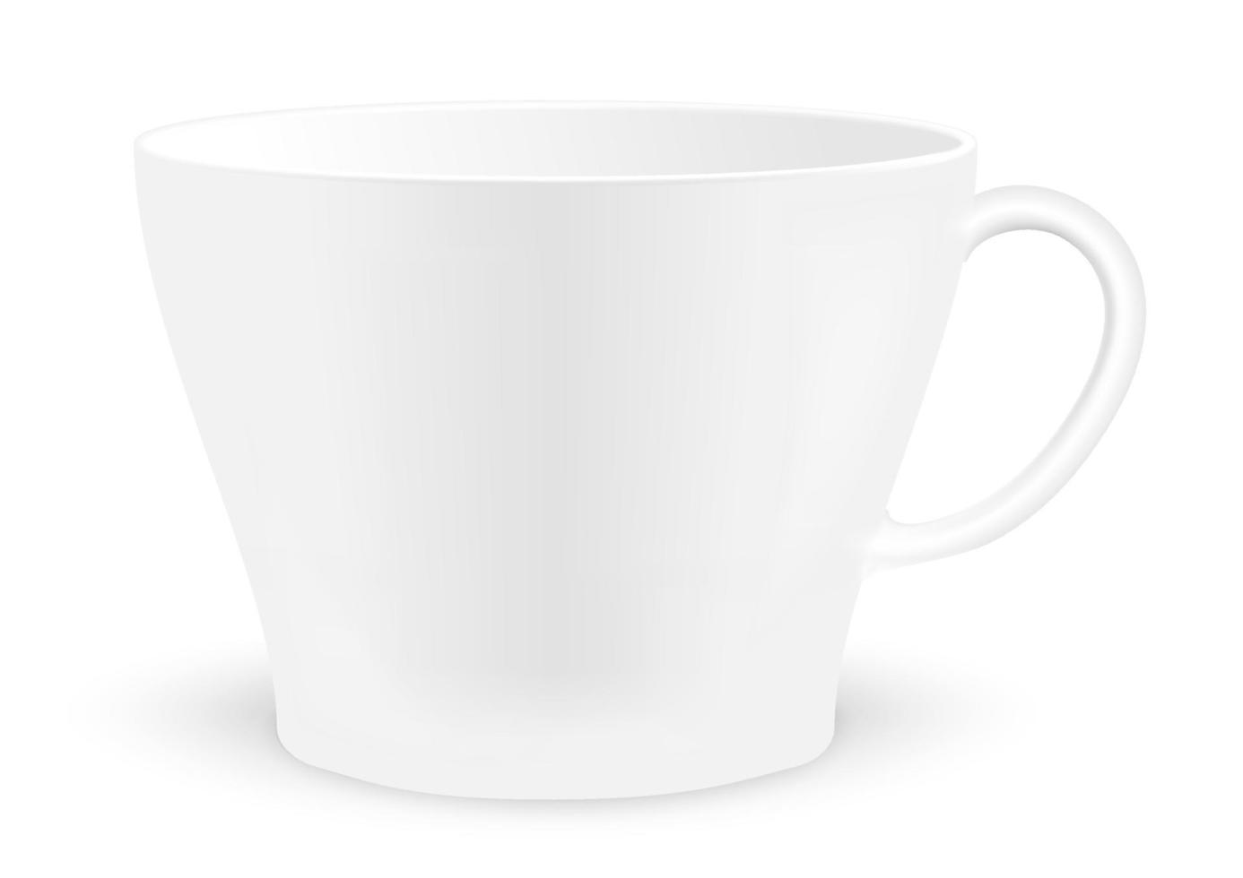 vector de taza de cerámica