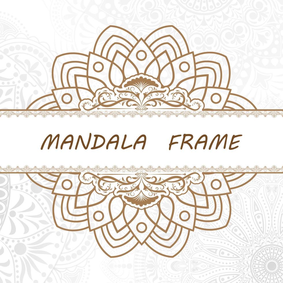 Mandala pattern design vector