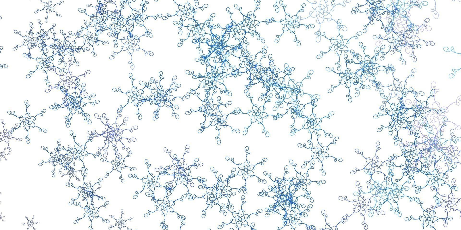 Light BLUE vector backdrop with bent lines.