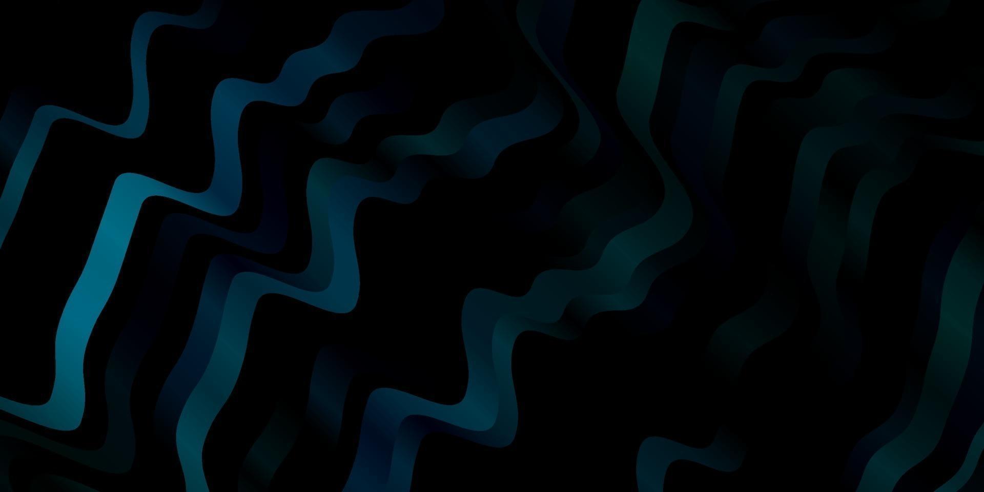 Dark BLUE vector template with curves.