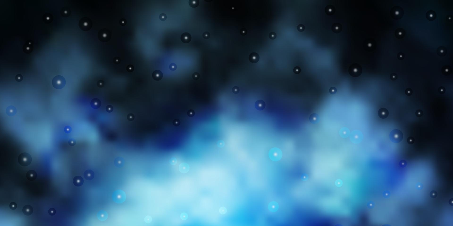 Dark BLUE vector layout with bright stars.