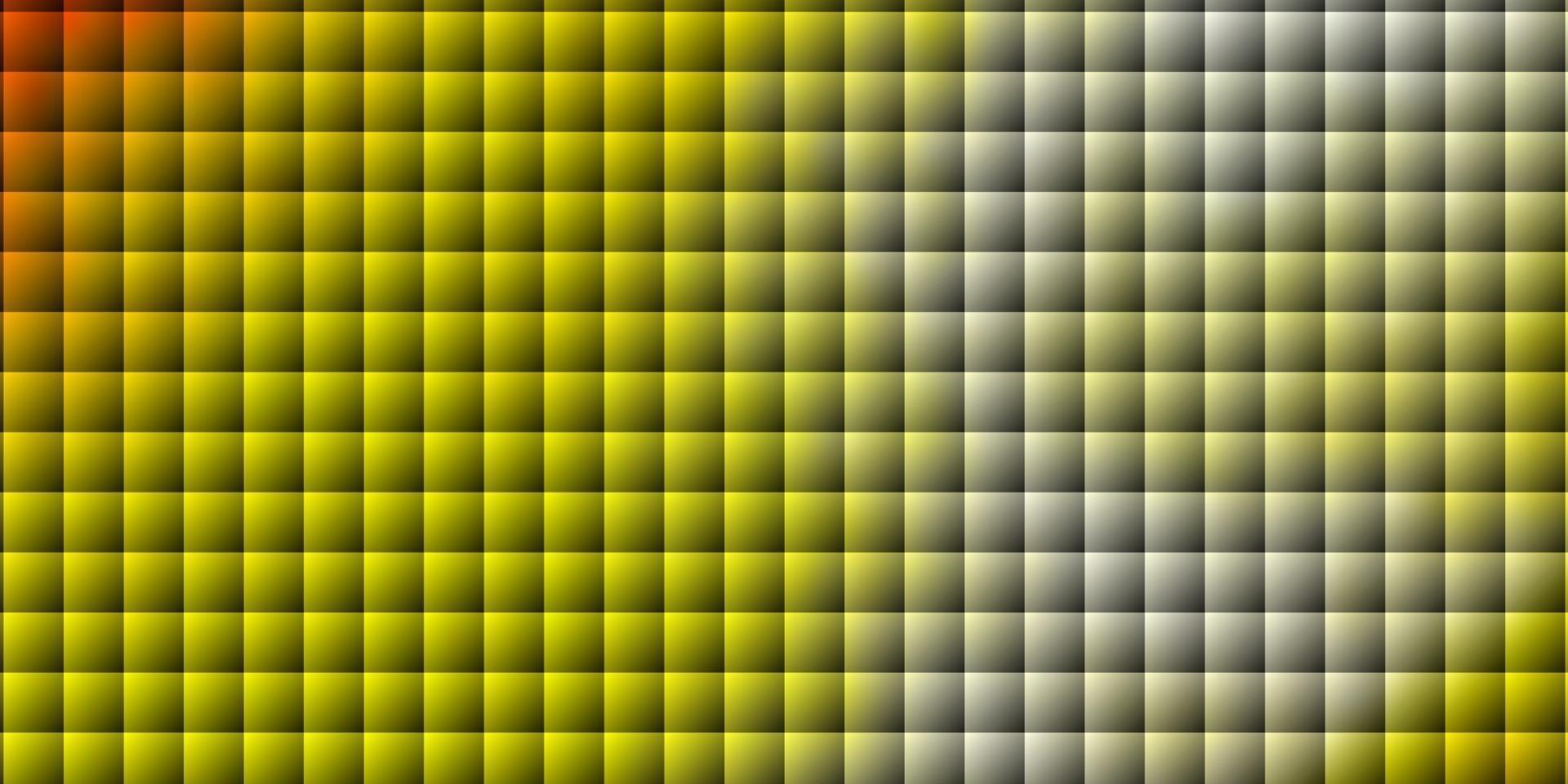 Dark Yellow vector background with rectangles.