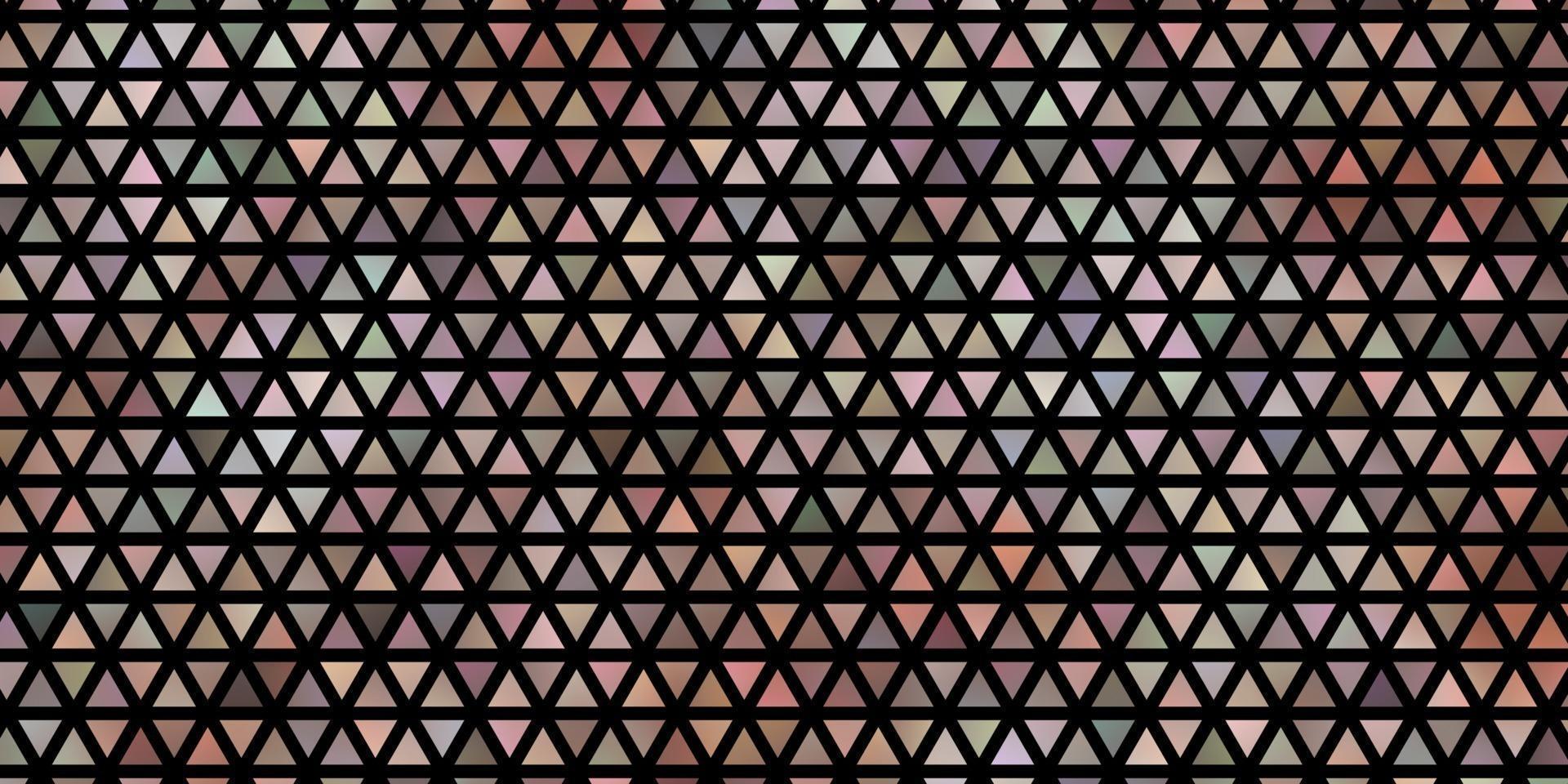 Light Red vector background with polygonal style.