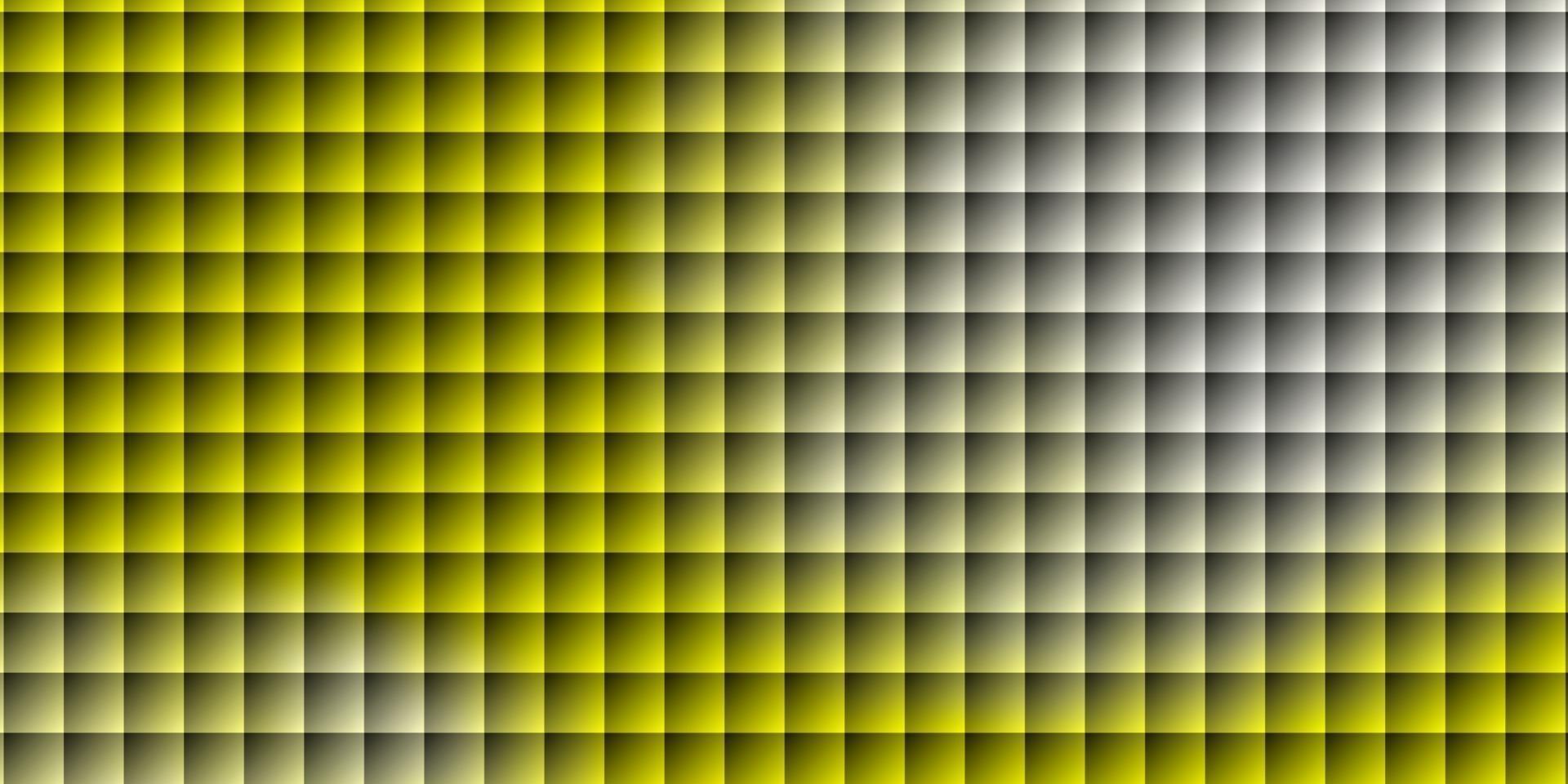 Telón de fondo de vector amarillo claro con rectángulos.