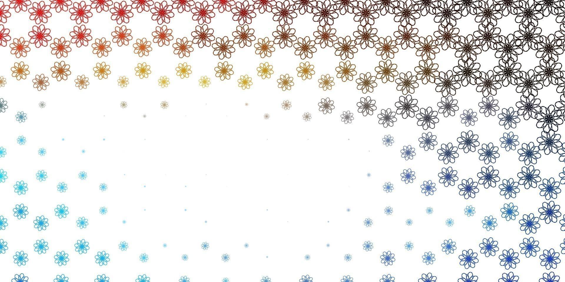 Light Blue, Yellow vector backdrop with circular arc.