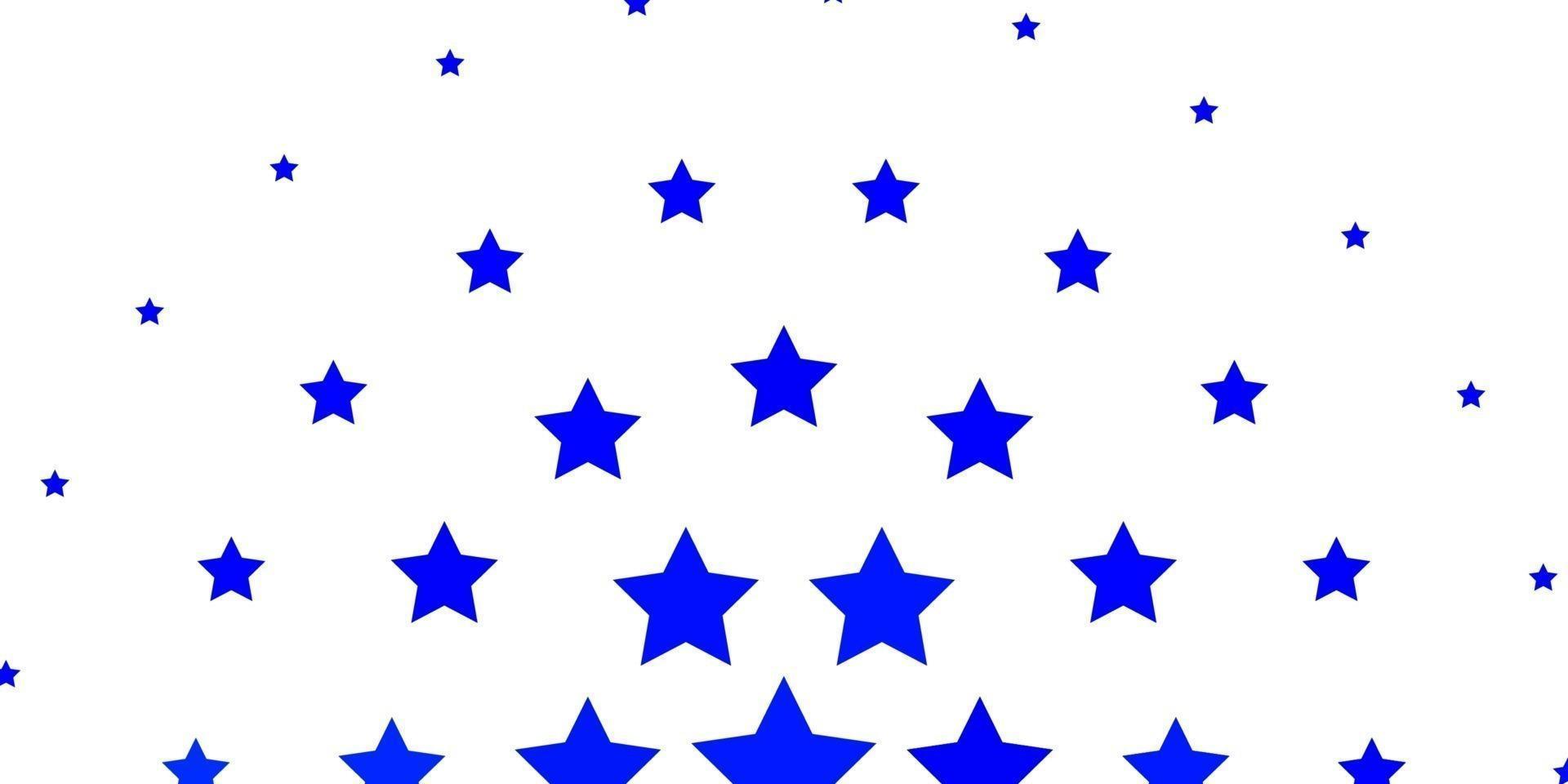 Light BLUE vector layout with bright stars.