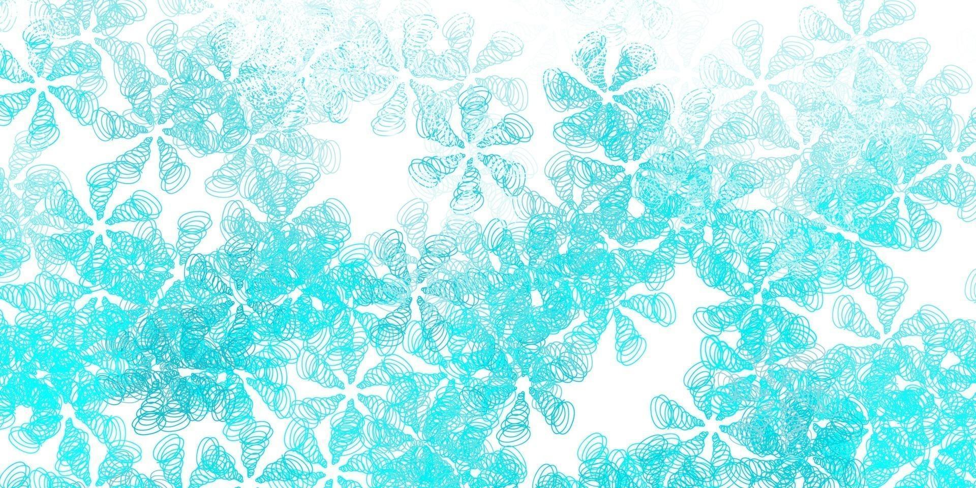 Light green vector natural backdrop with flowers.