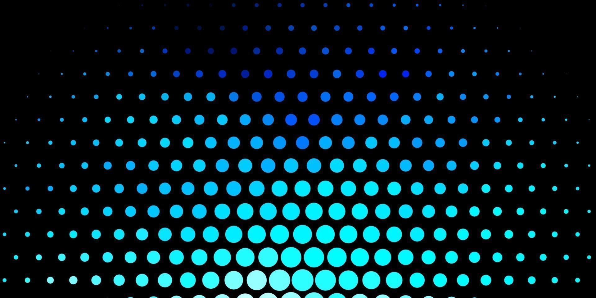 Dark BLUE vector background with spots.
