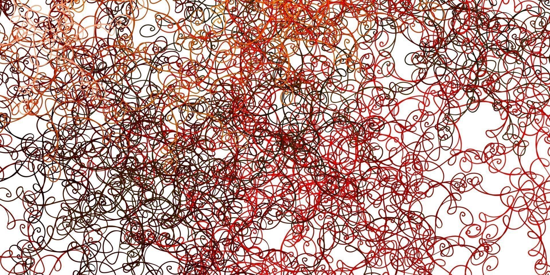 Light Green, Red vector background with wry lines.