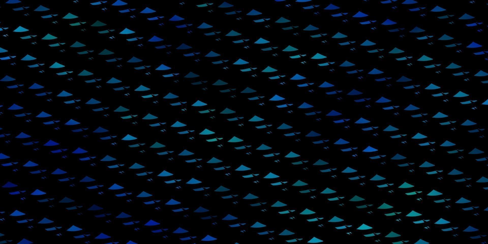 textura de vector azul claro con estilo triangular.