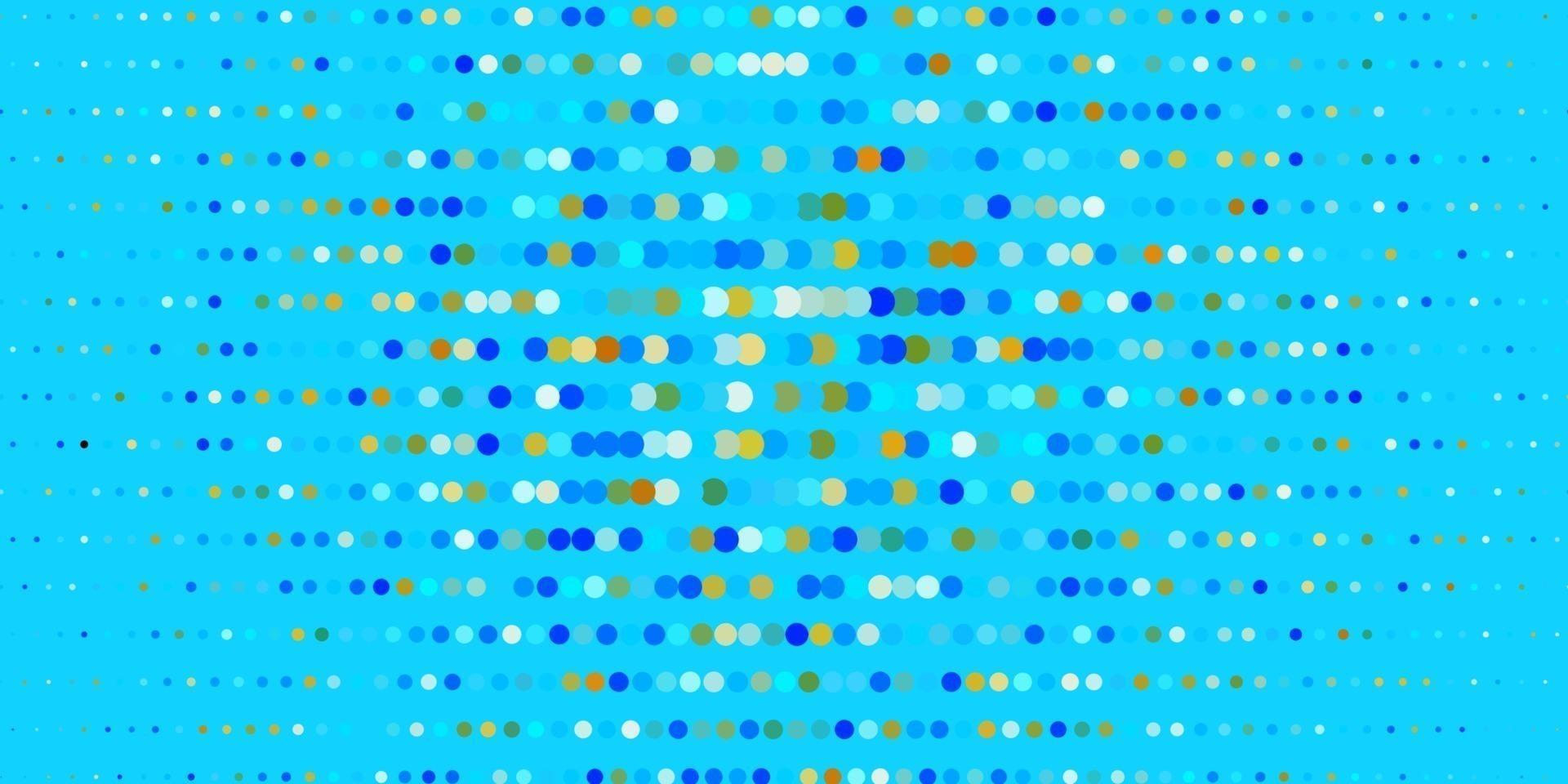Dark BLUE vector background with bubbles.