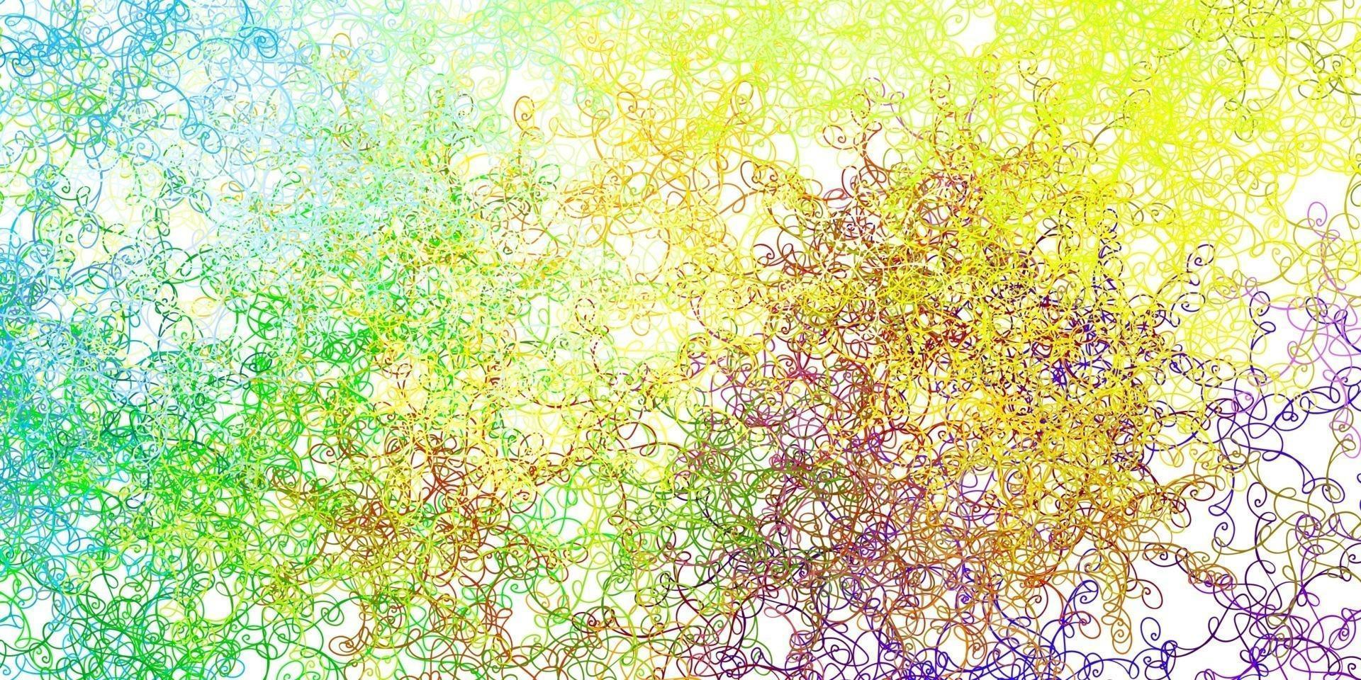 Light Multicolor vector backdrop with curves.