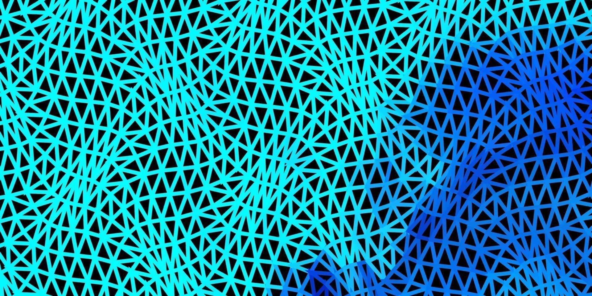 patrón de triángulo abstracto vector azul claro.