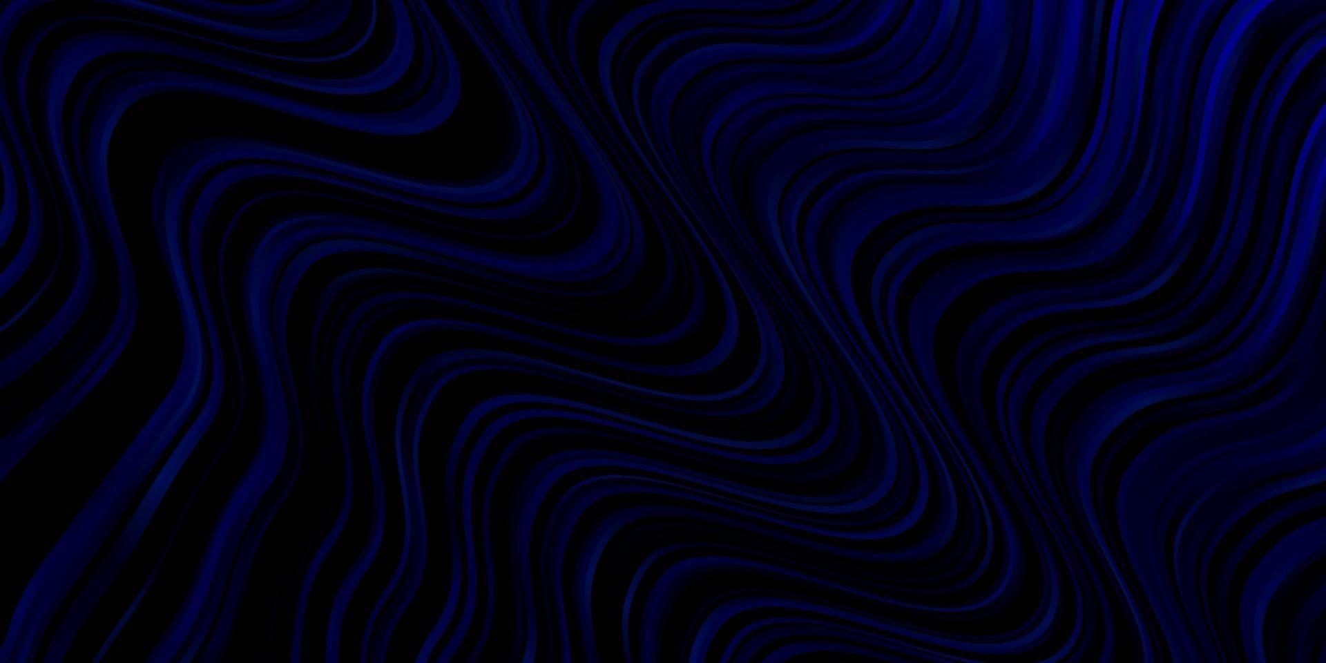 Dark BLUE vector background with lines.