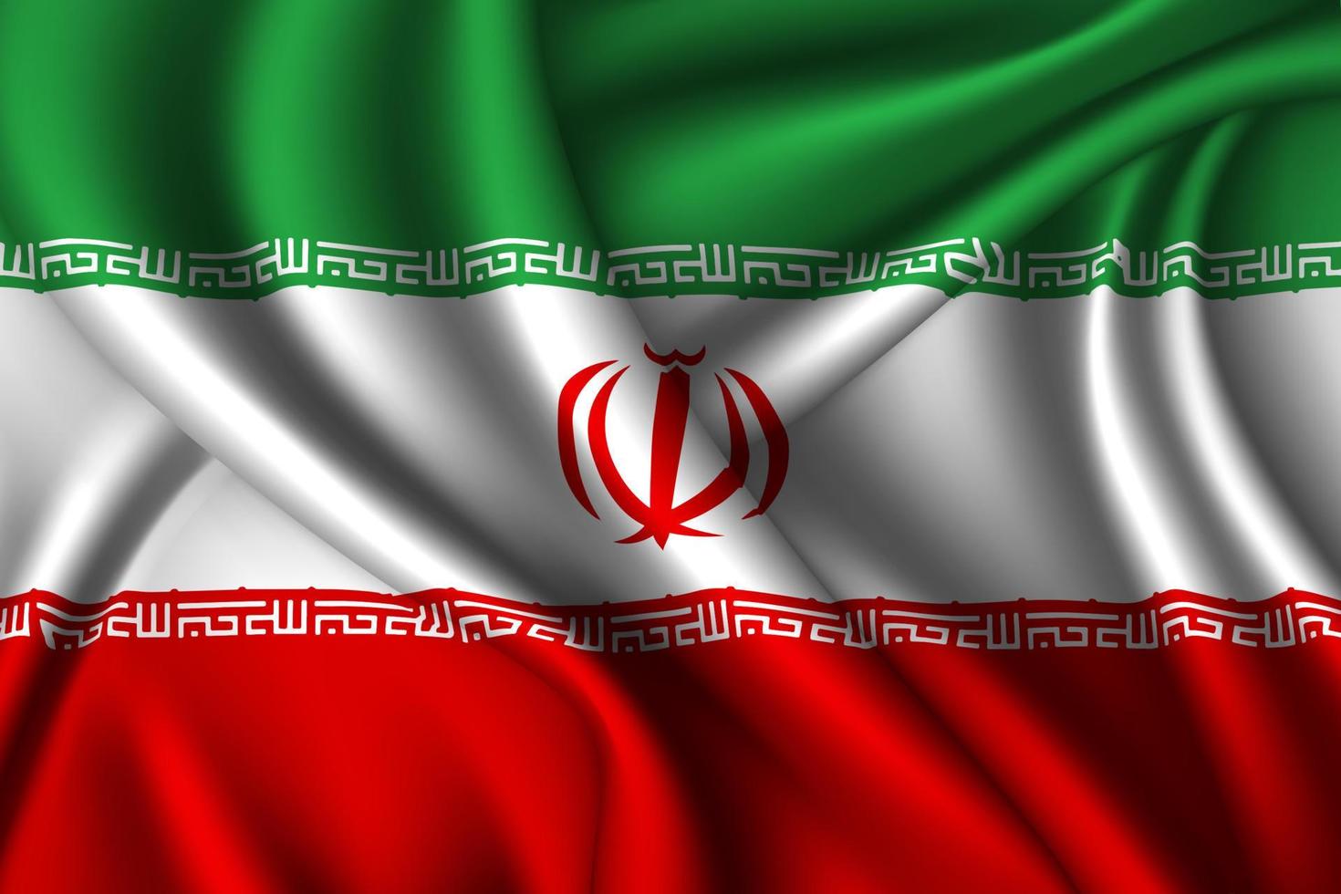 National flag of silk Template for your design vector