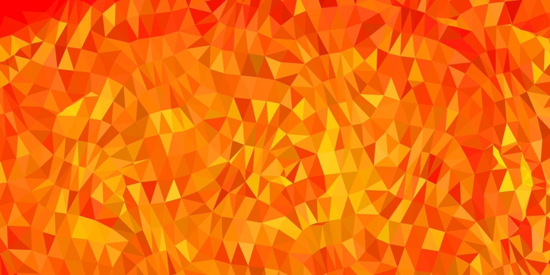 Light orange vector geometric polygonal wallpaper. 5872868 Vector Art
