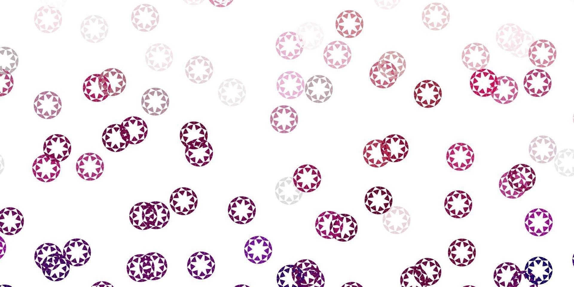 Light pink vector backdrop with dots.