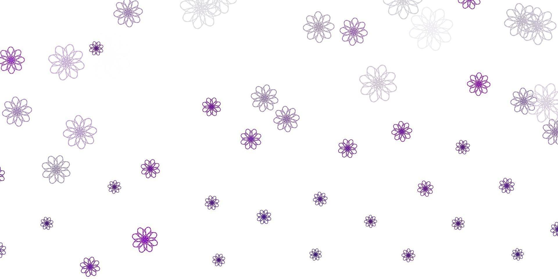 Light Pink vector natural backdrop with flowers.