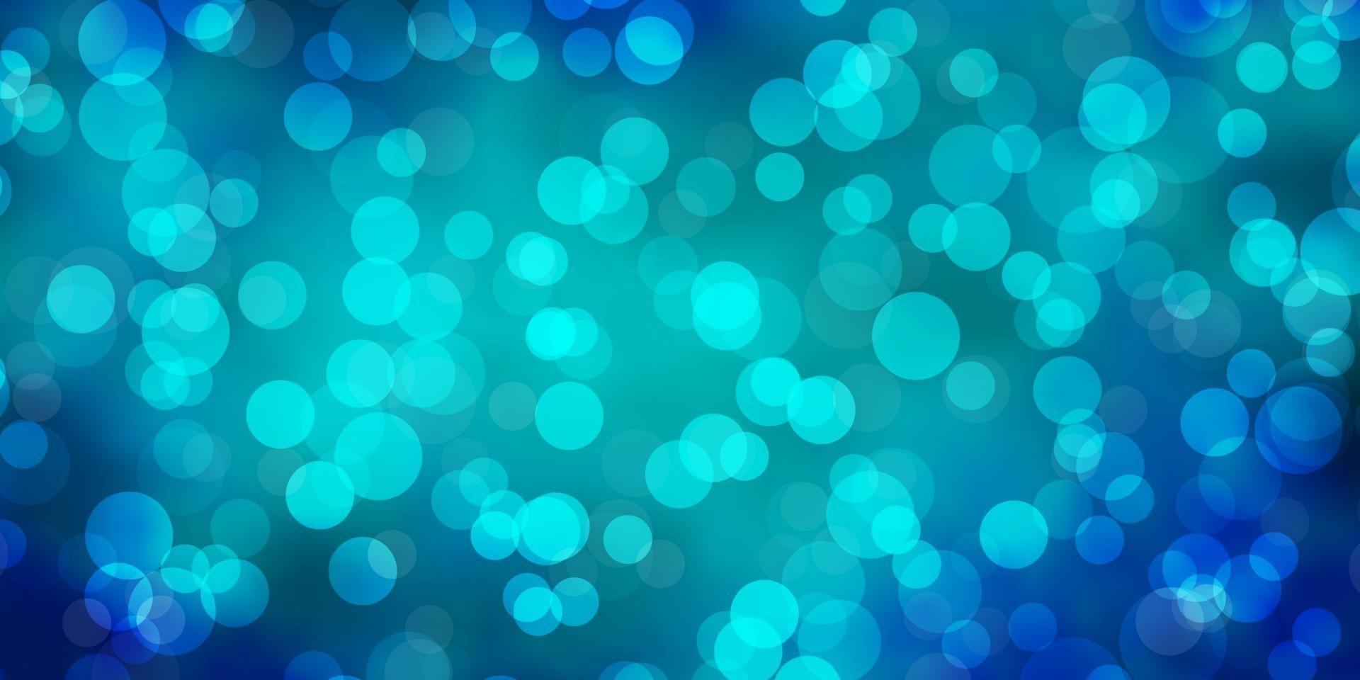 Light BLUE vector background with spots.