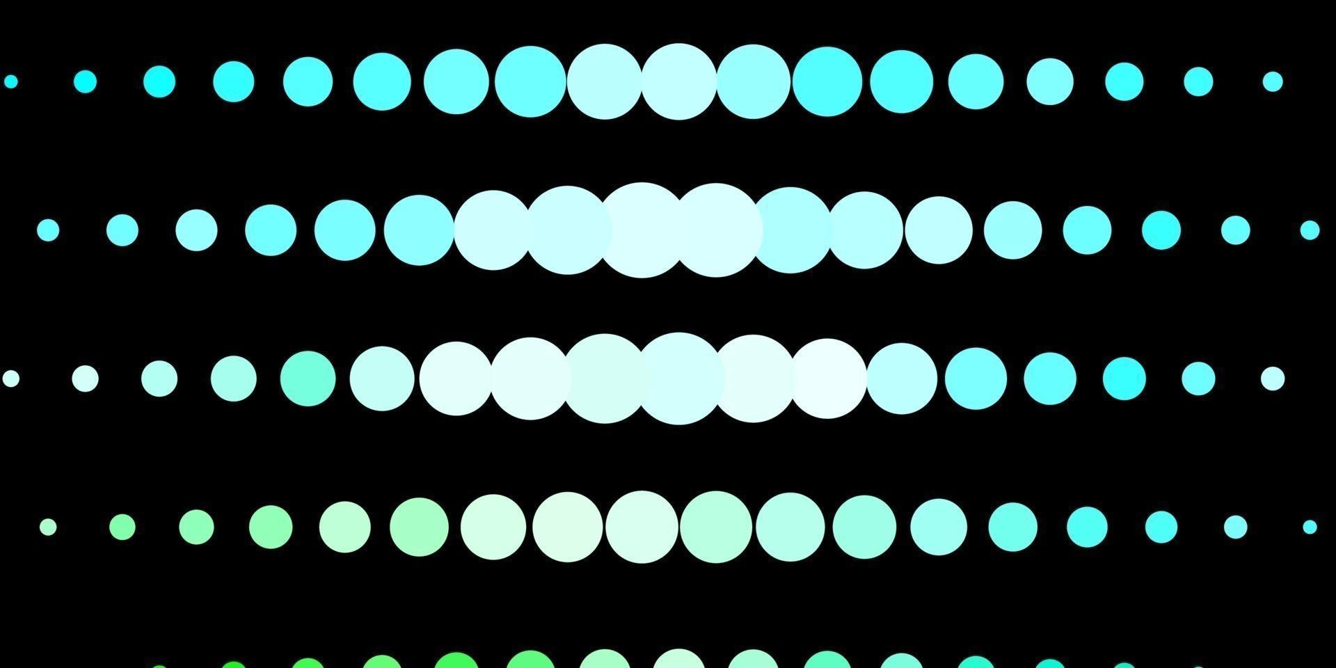 Dark Blue, Green vector texture with disks.