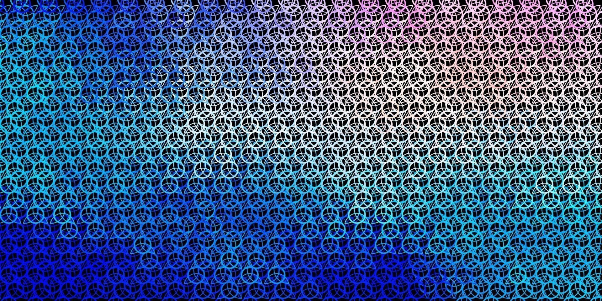 Dark Pink, Blue vector texture with religion symbols.