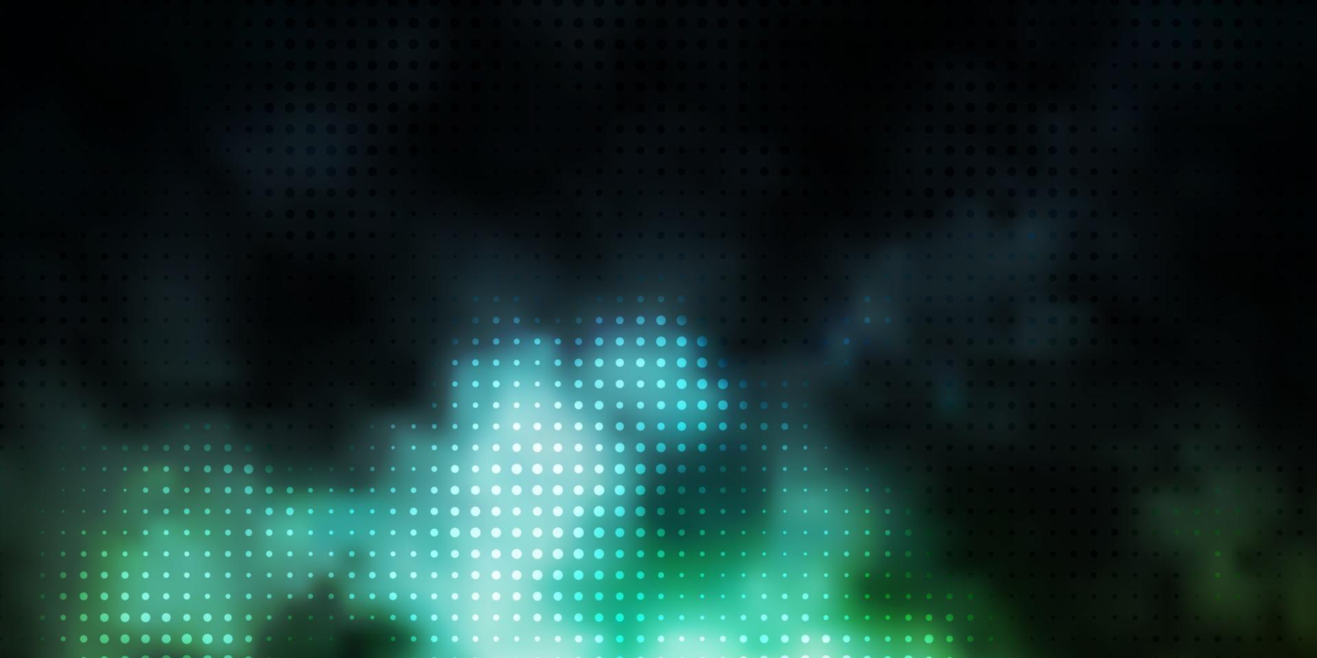 Light Blue, Green vector background with spots.