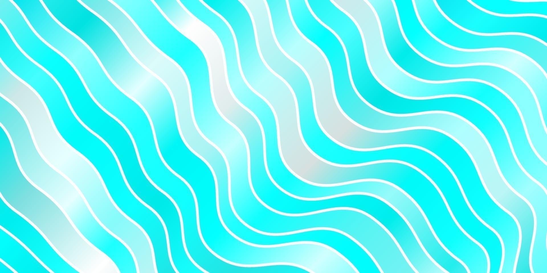 Light Blue, Green vector backdrop with curves.