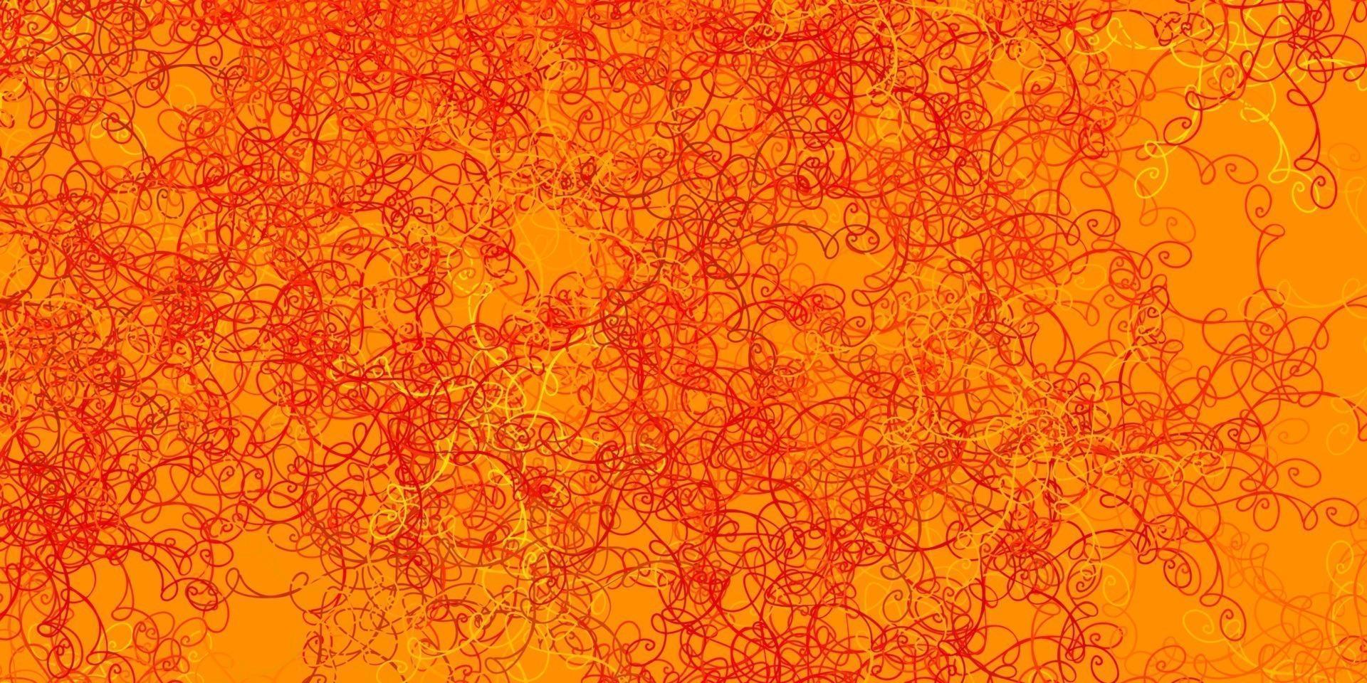 Light Orange vector background with bows.