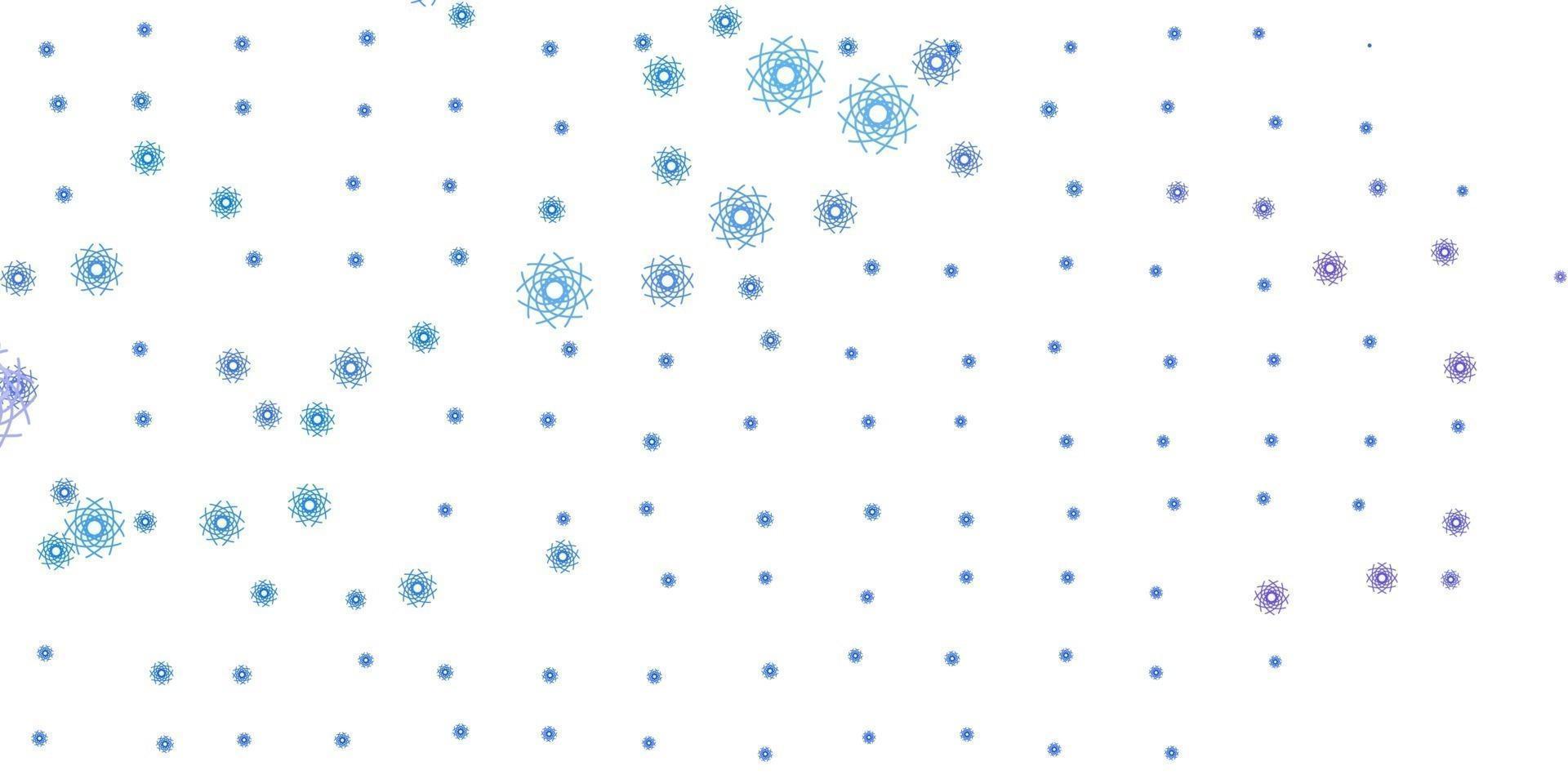 Light Pink, Blue vector backdrop with chaotic shapes.