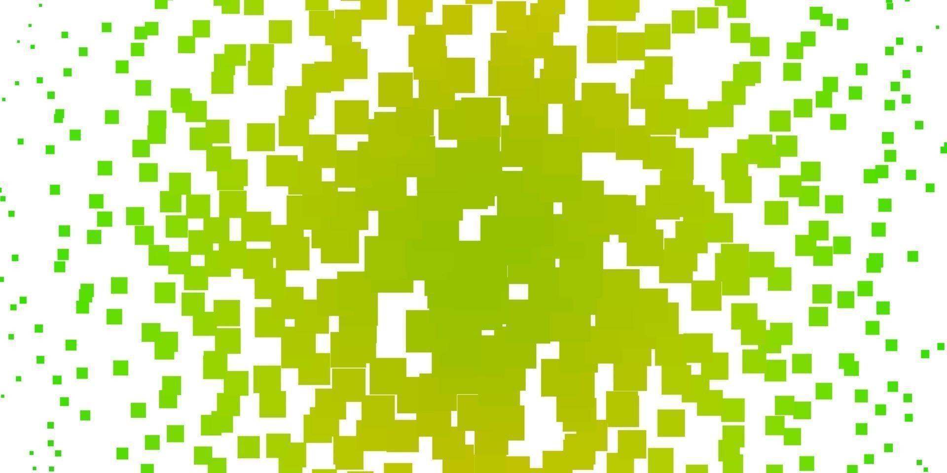 Light Green, Yellow vector backdrop with rectangles.