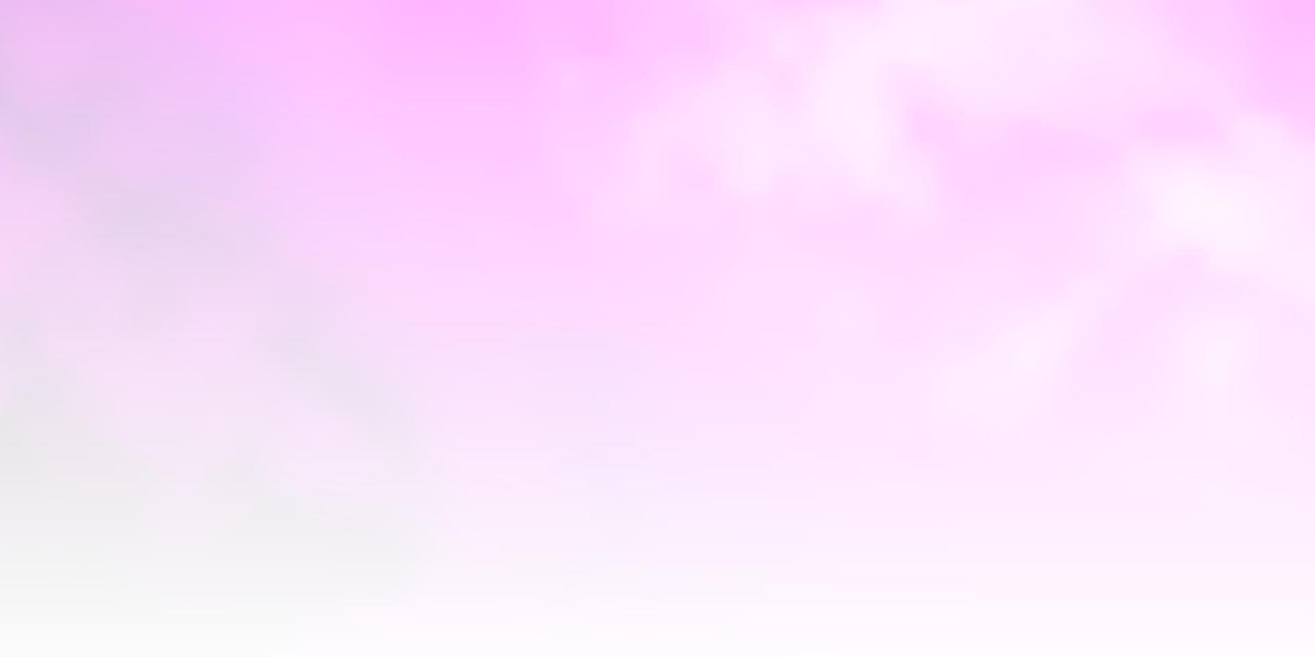 Light Pink vector background with clouds.