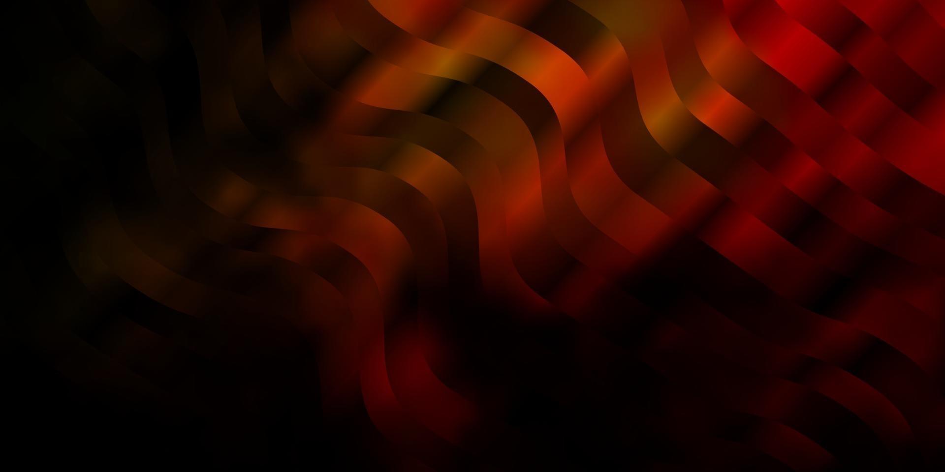 Dark Orange vector texture with circular arc.