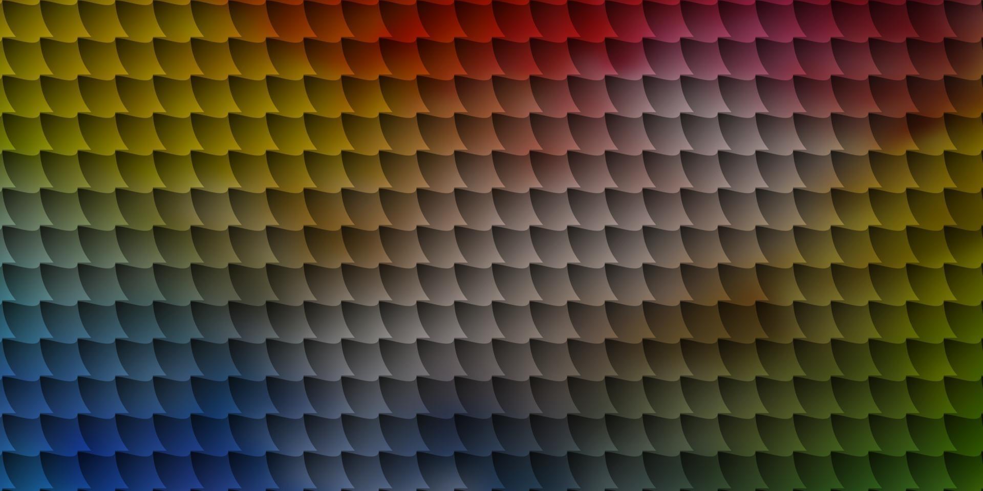 Light Multicolor vector pattern in square style.